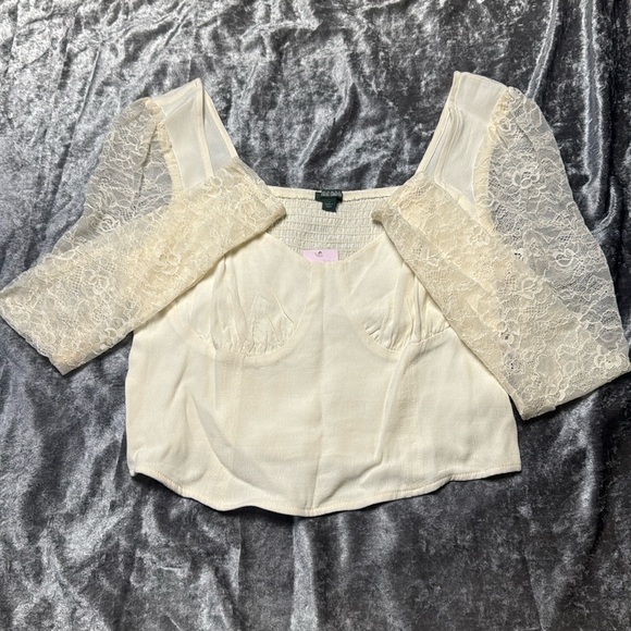 Wild Fable Cream Blouse - Picture 1 of 4